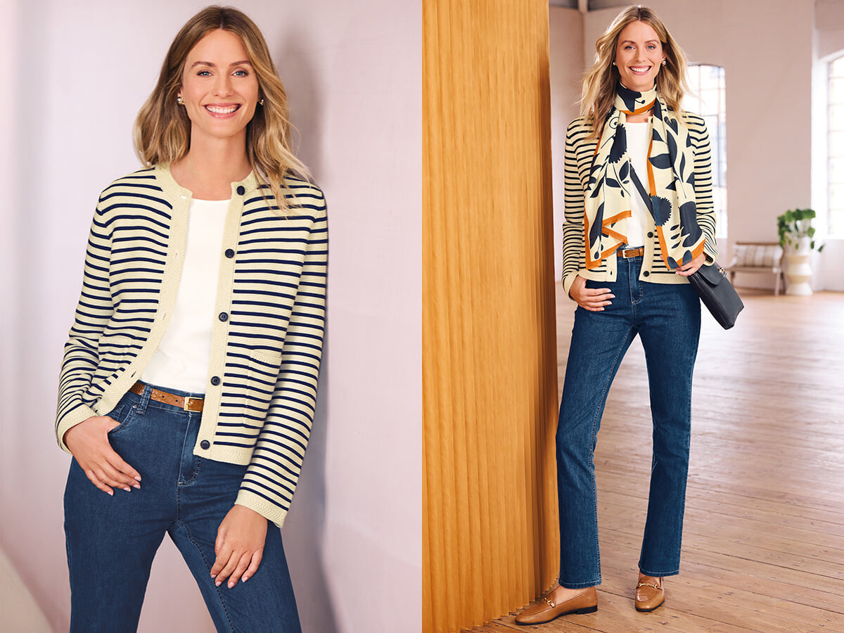 Look Stylish in Stripes Look Stylish in Stripes