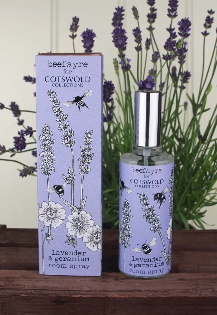 Lavender and Geranium room spray GZ978 Not Available Cotswold