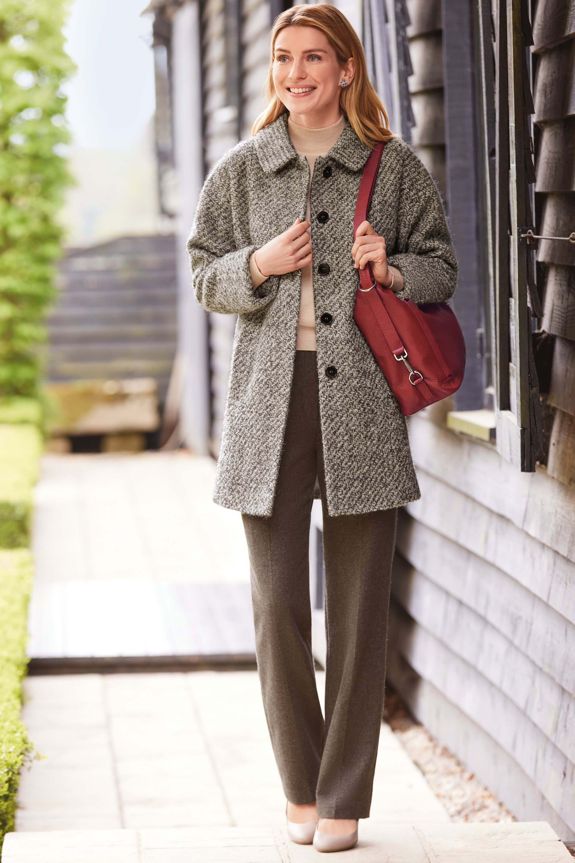 Textured coat | HQ651 | Not Available | Cotswold Collections