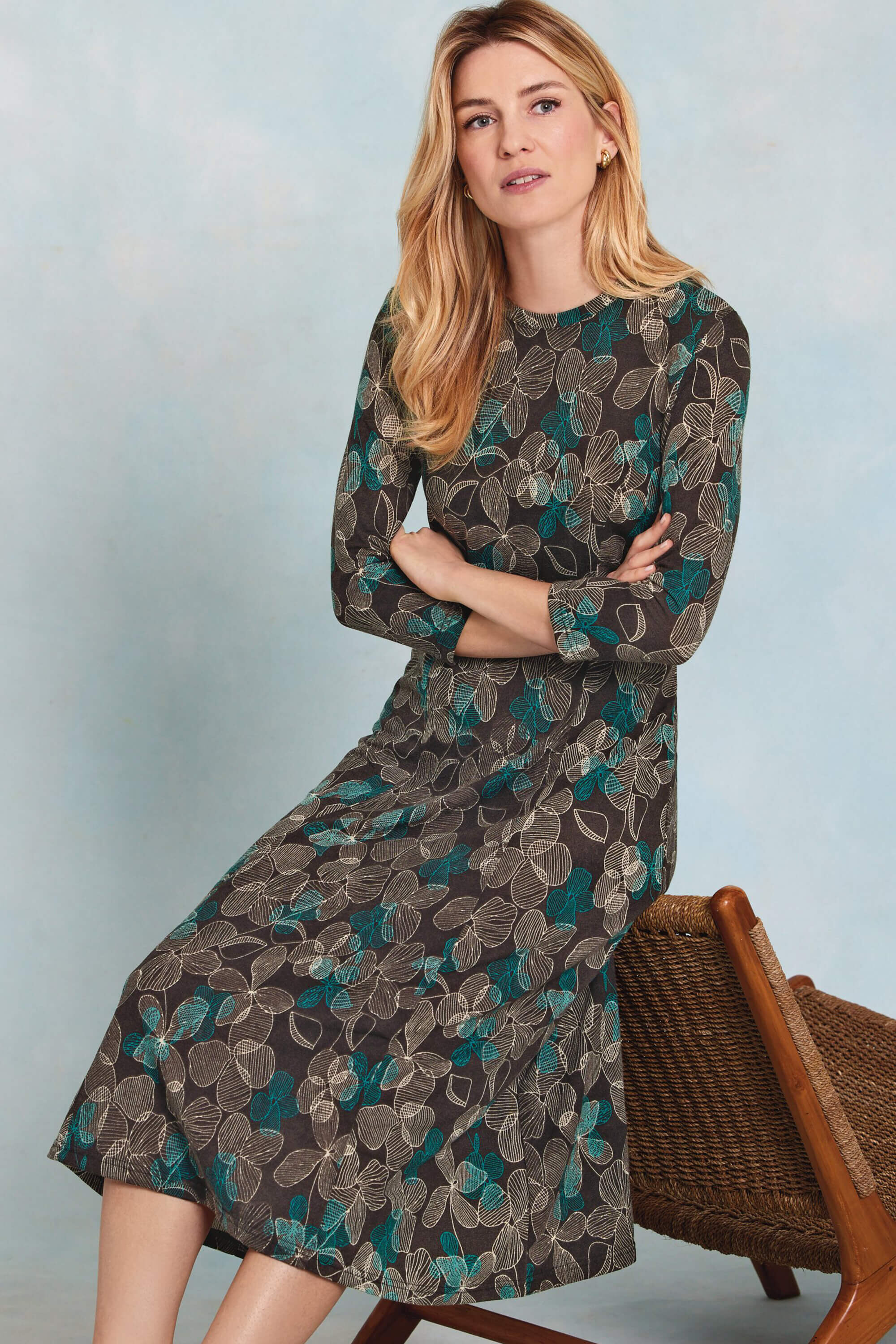 brushed jersey dress La Femme 32932 - Long Brushed Metallic Mermaid Dress