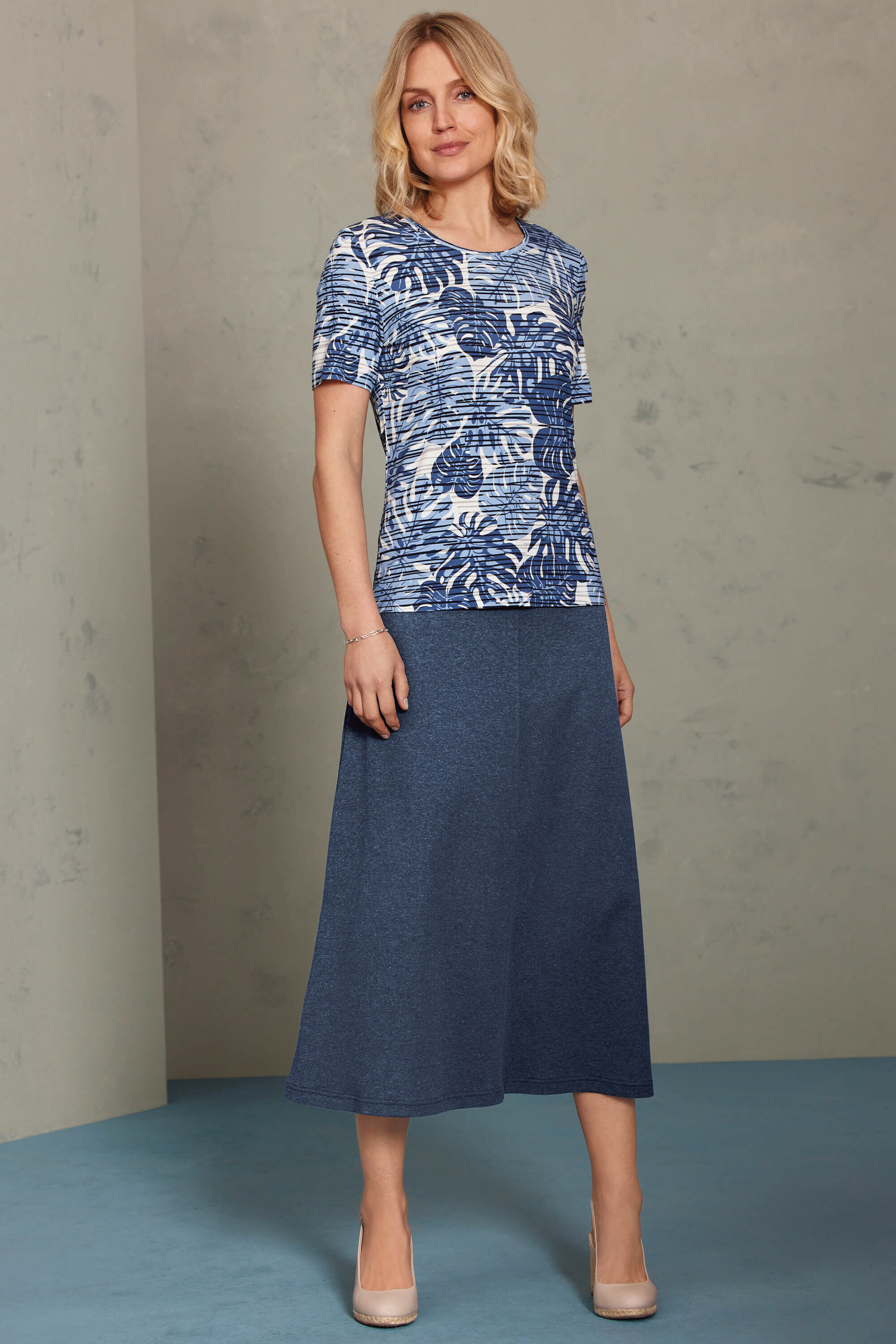 mame＊Embroidery Jersey Skir Jersey skirt | HW860 | Not Available | Cotswold Collections