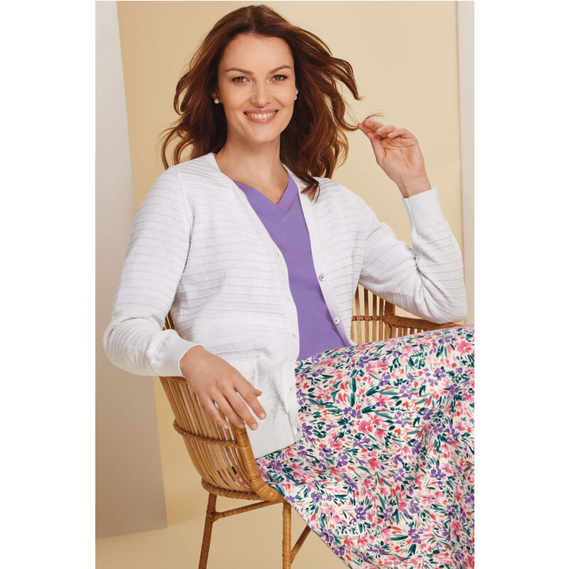 Cotton cardigan JC102 Not Available Cotswold Collections