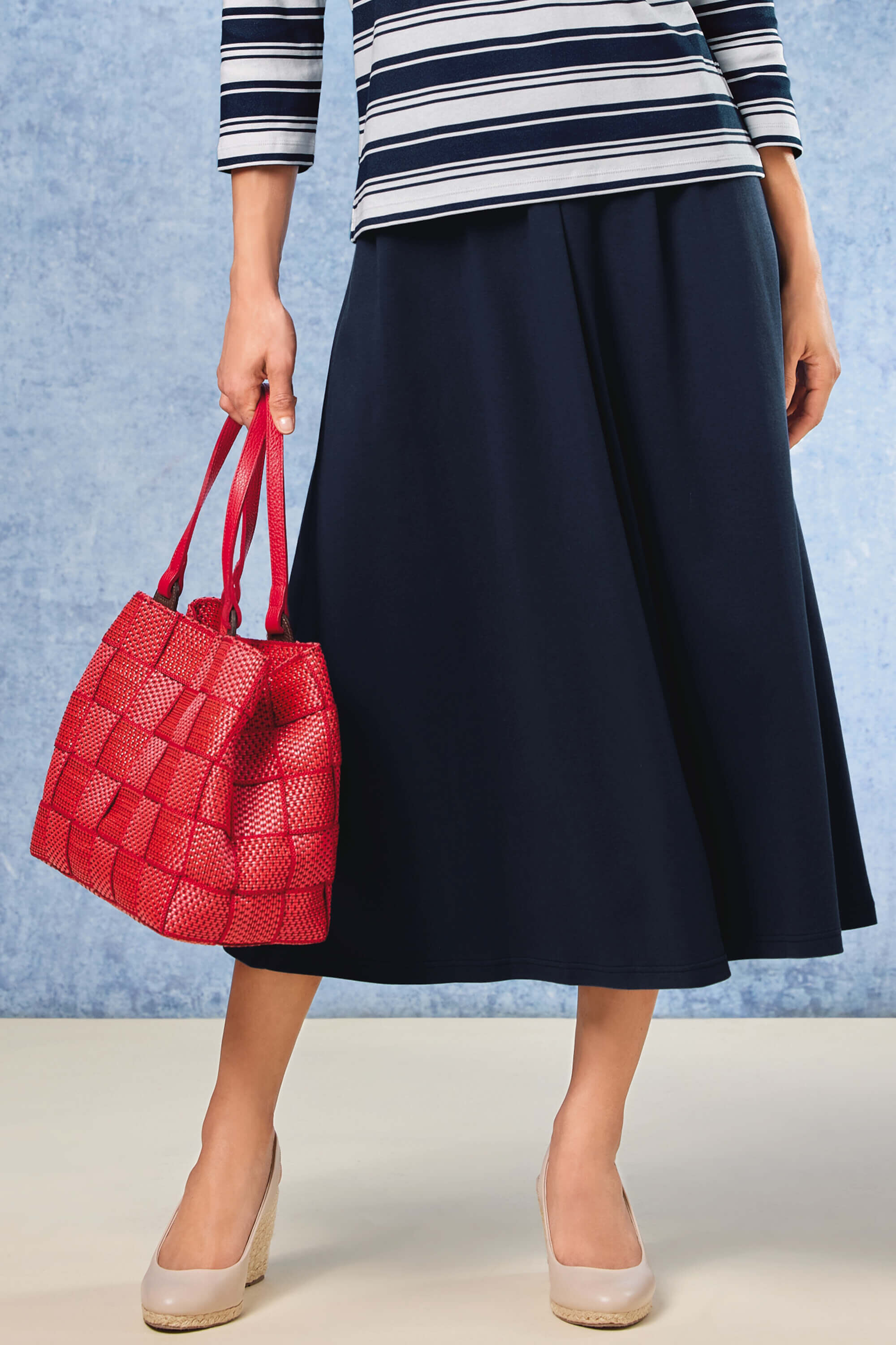 DOUBLE PLEAT JERSEY PANT CALL OF THE CATHEDRAL