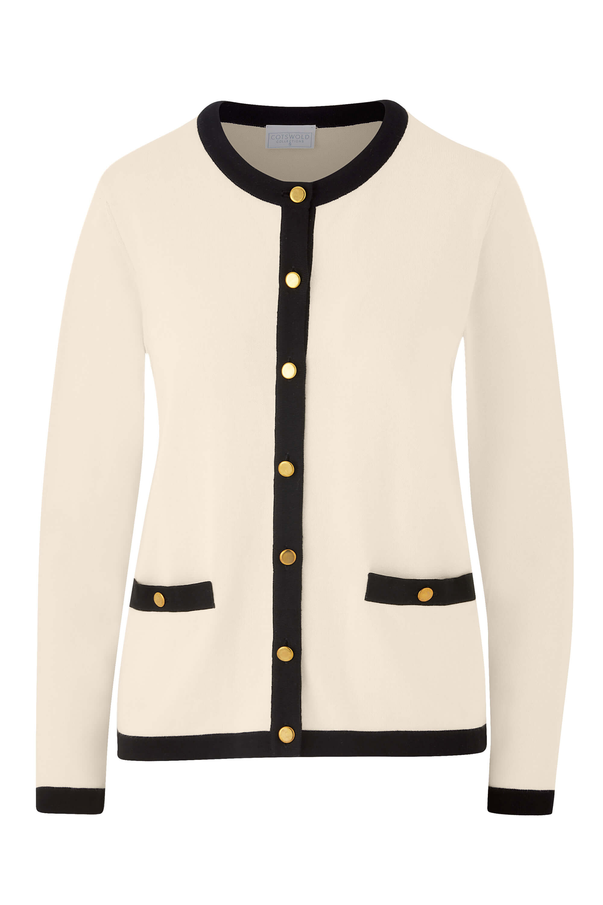 Cotton-Blend Jacquard Cardigan