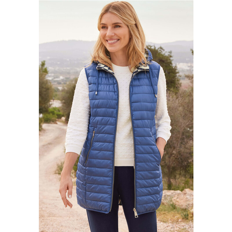 Buy Longline reversible gilet | JL250 | View All | Cotswold Collections