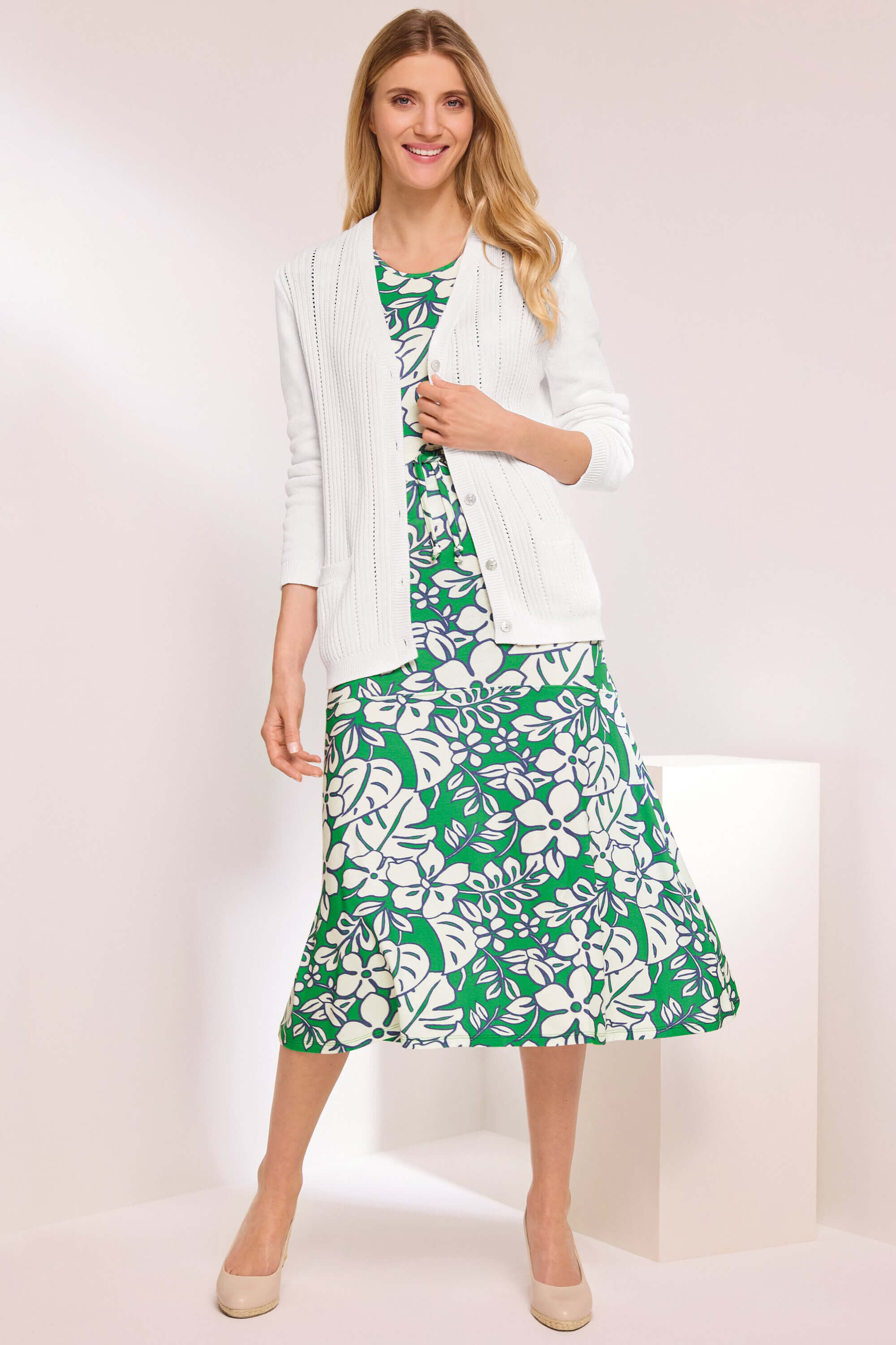 Floral Jersey Skirt | Cotswold Collections