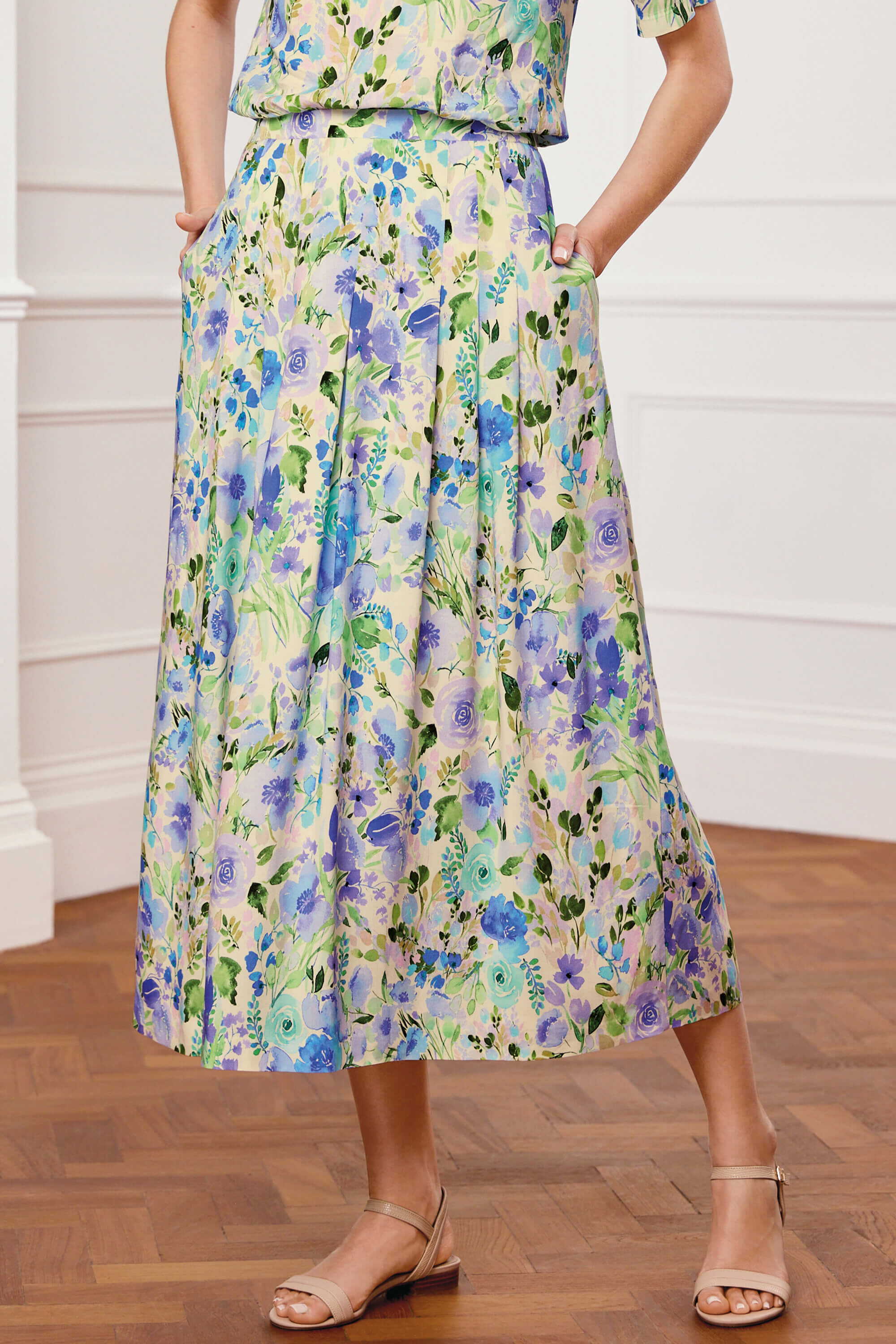 スカート LOOKAST KYRA PLEATS SKIRT_3colors Asha Pleated Layered Skirt - Aseye Studio