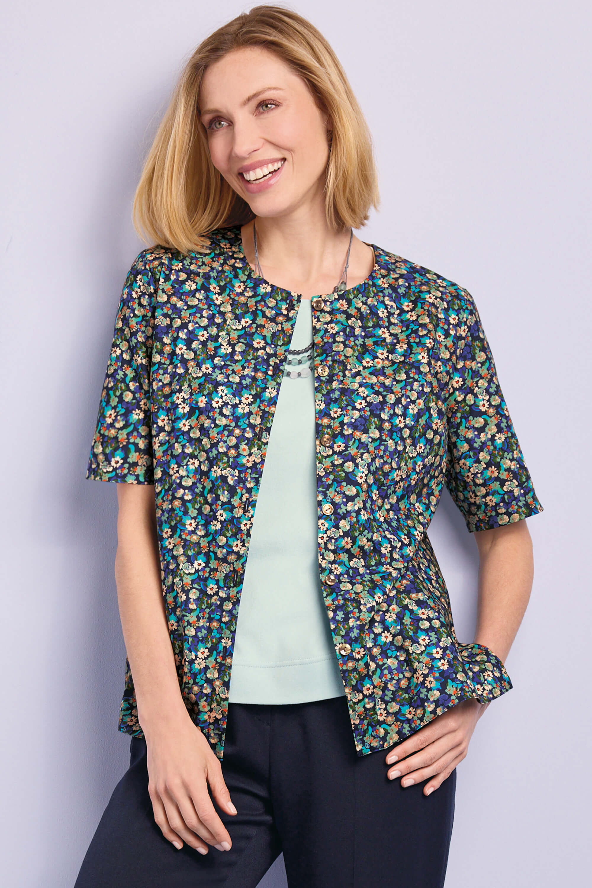 ジャケット・アウター CARVEN boiled wool short jacket 202203-7706207-213-look-fv-1.