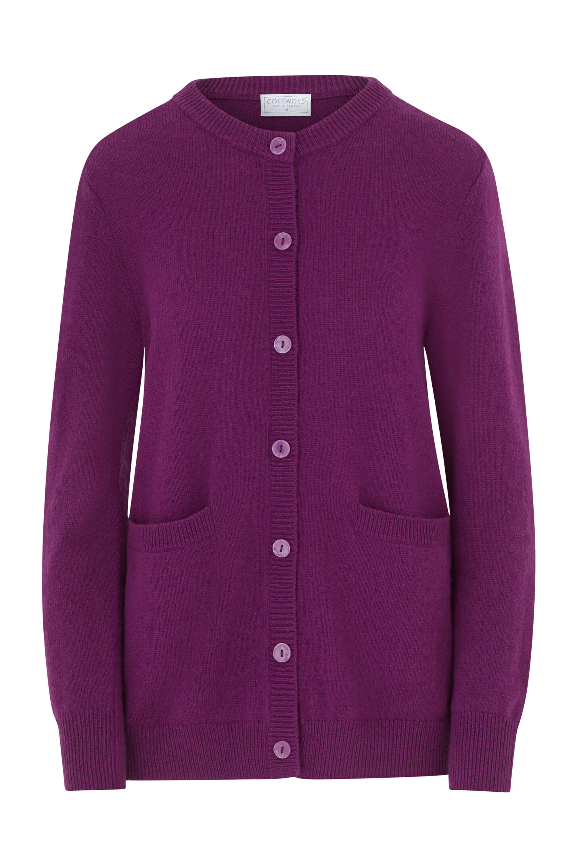 トップス saleJACQUARD VIOLET & AZALEAS CARDIGAN Guess kardigan LYLA damski kolor fioletowy lekki W5YR01
