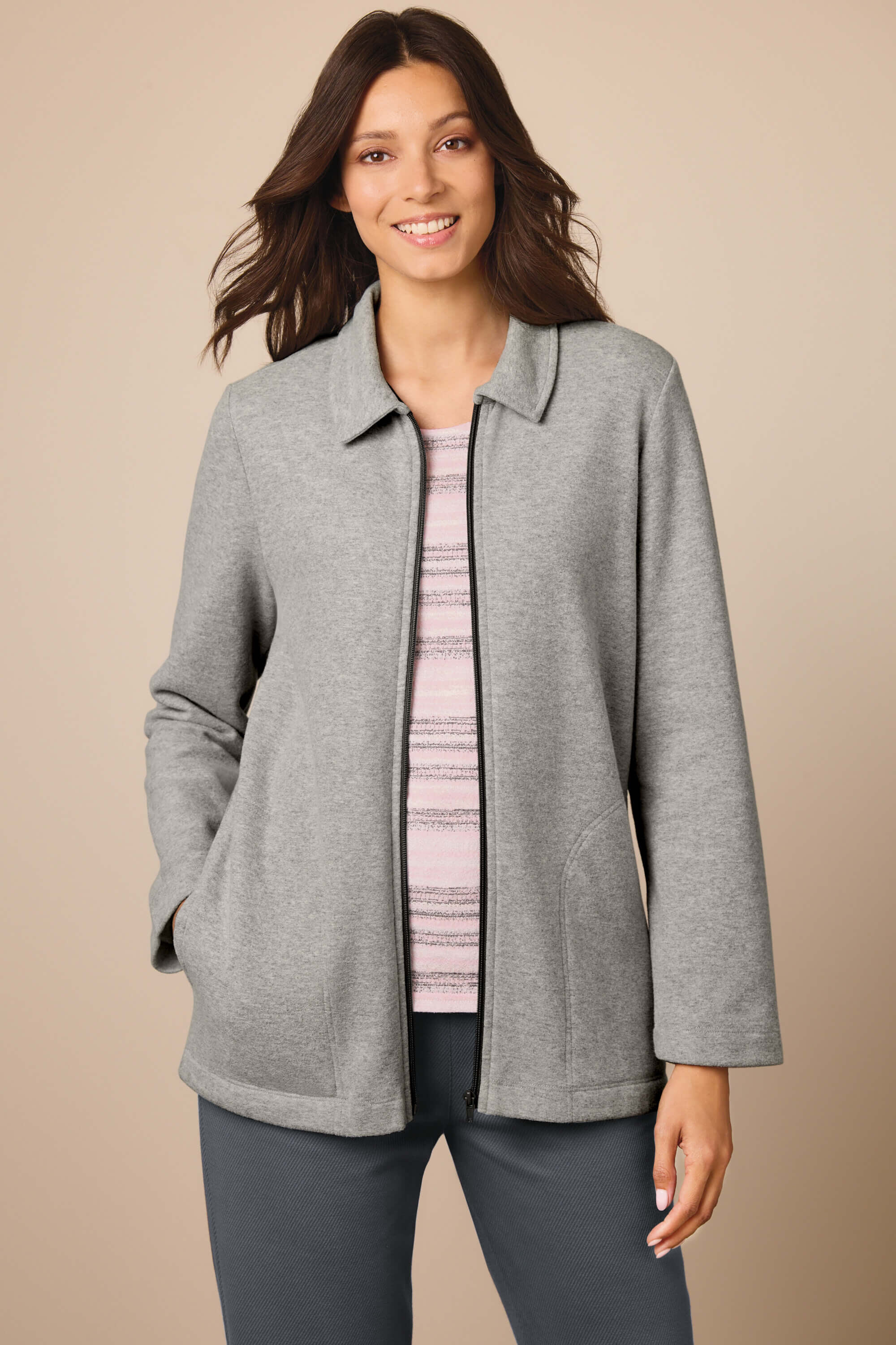 Jersey jacket womens best sale