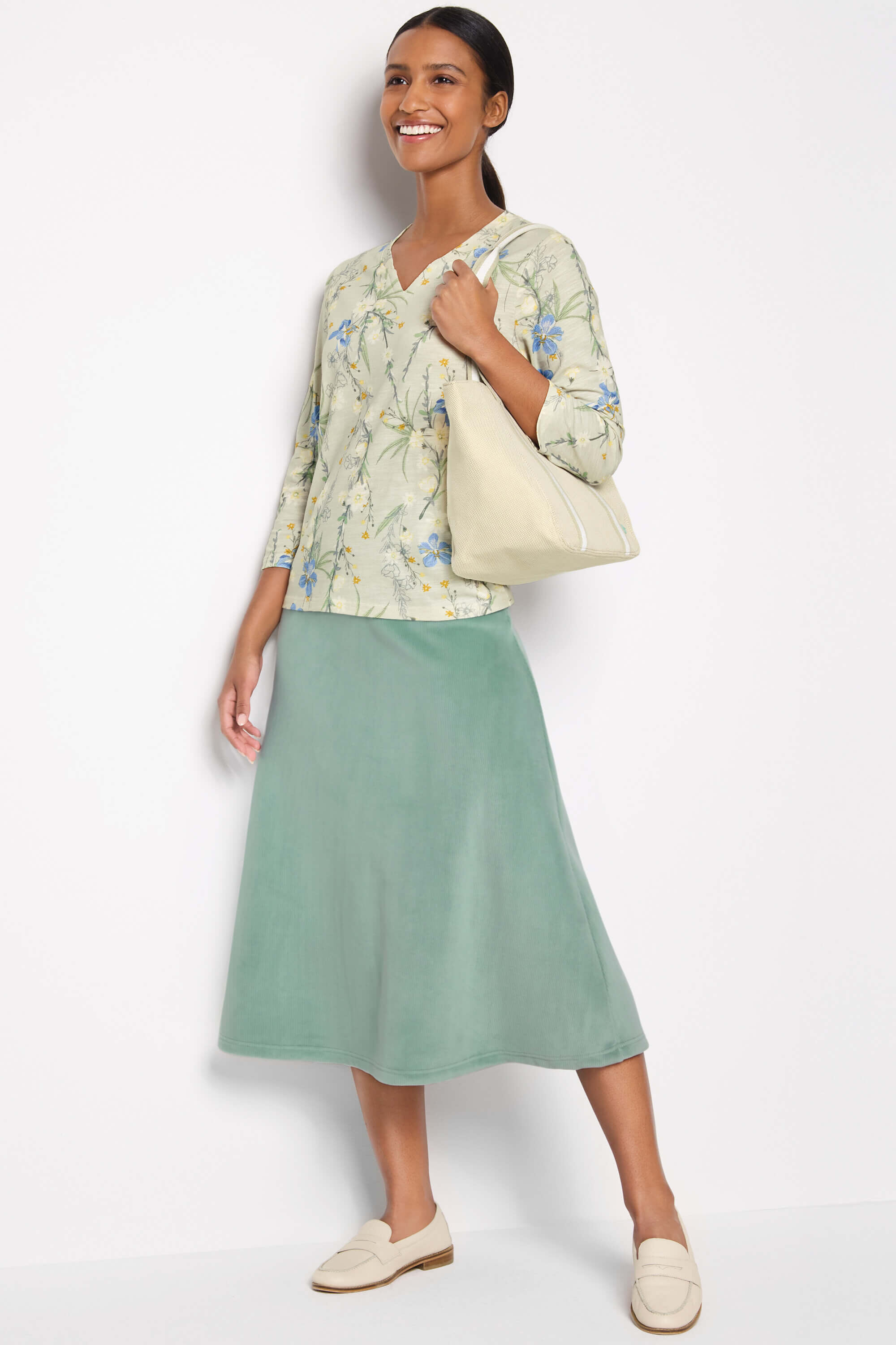 新品Silvia Conde Oliván×Ameri VELOUR SKIRT Silvia Conde Oliván×Ameri VELOUR SKIRT