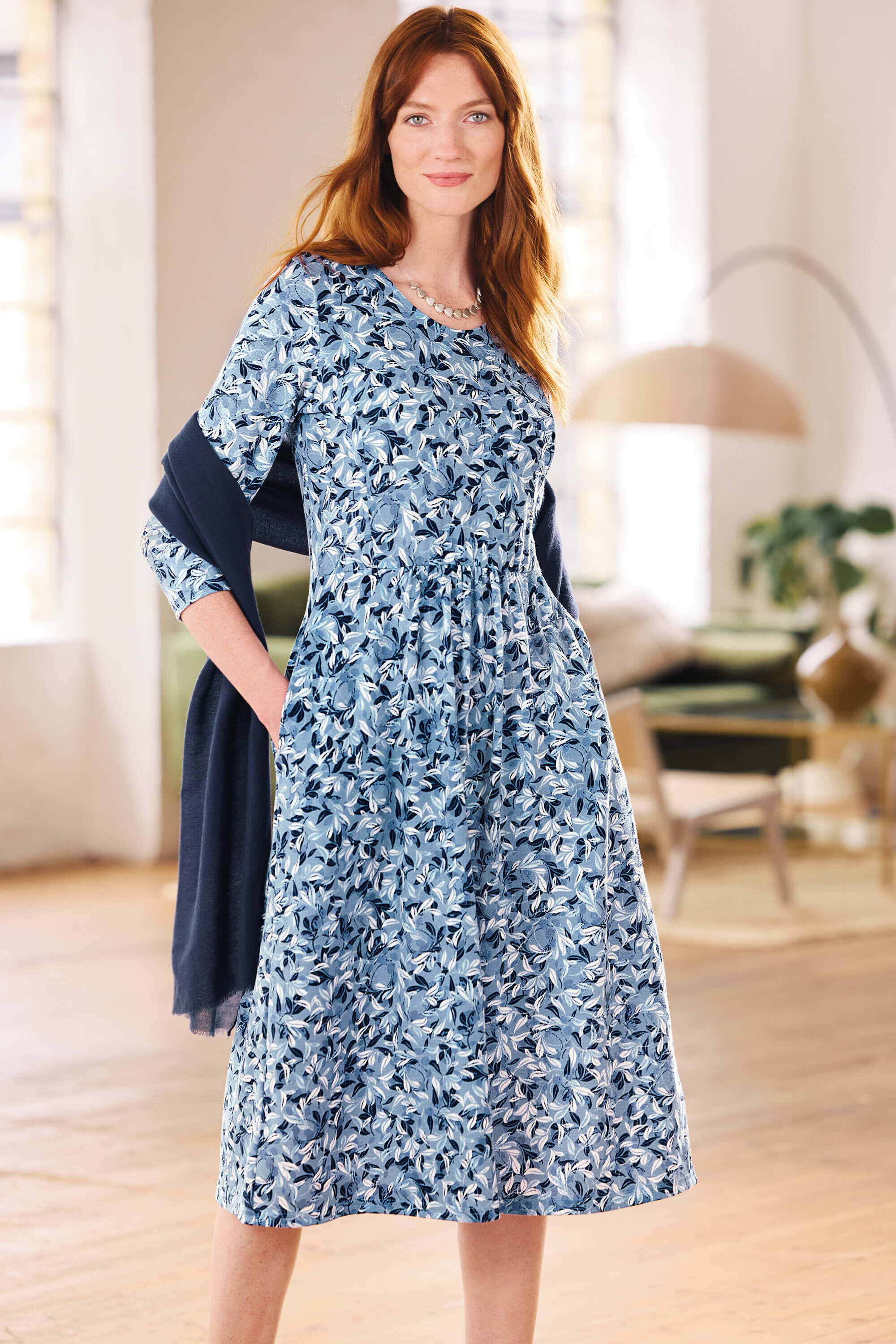 Buy Printed jersey skirt | JX840 | Skirts | Cotswold Collections