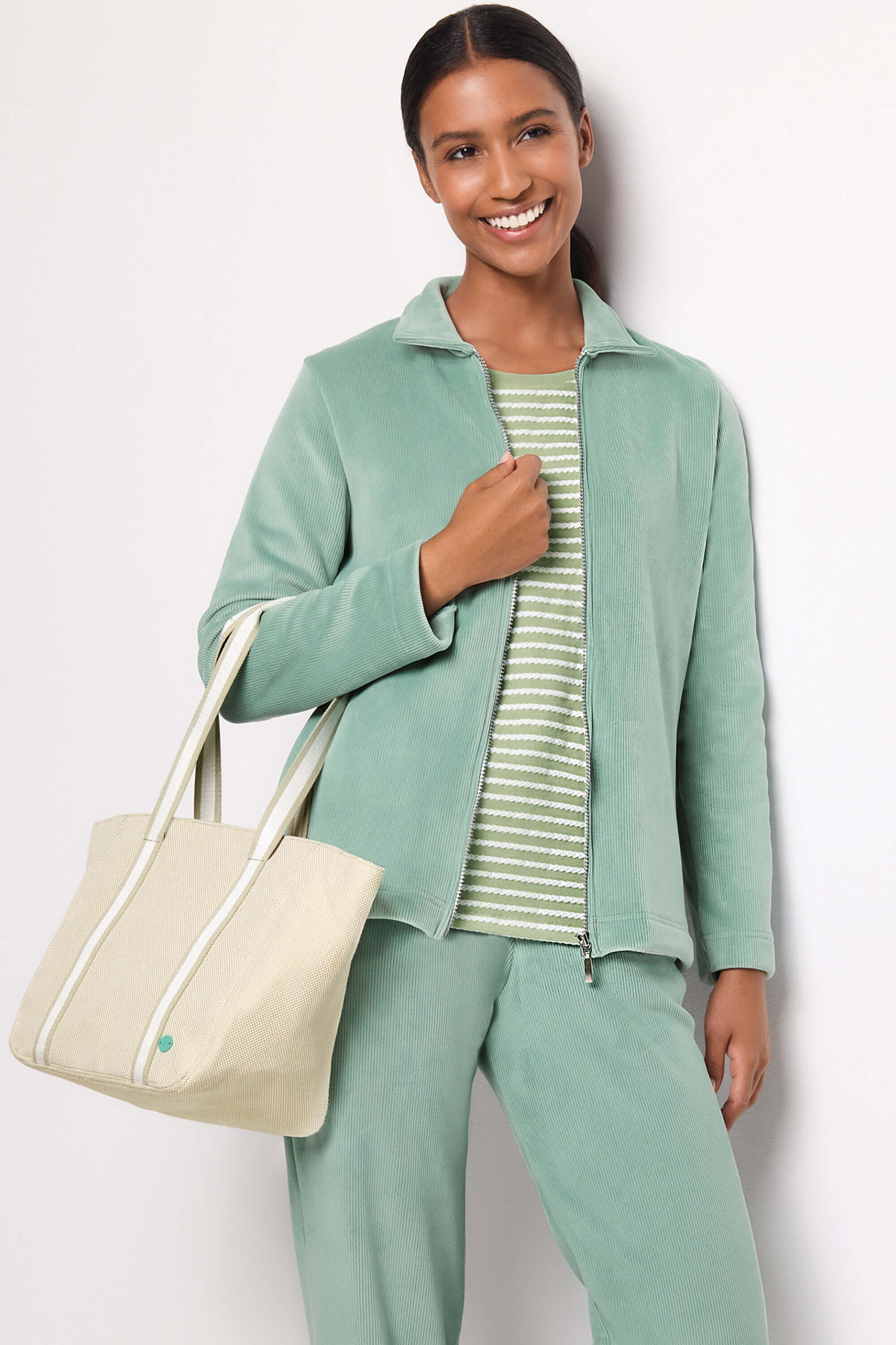 ジャケット・アウター AUTHENTIC series - neck string jumper Jersey Cord Jacket | Cotswold Collections