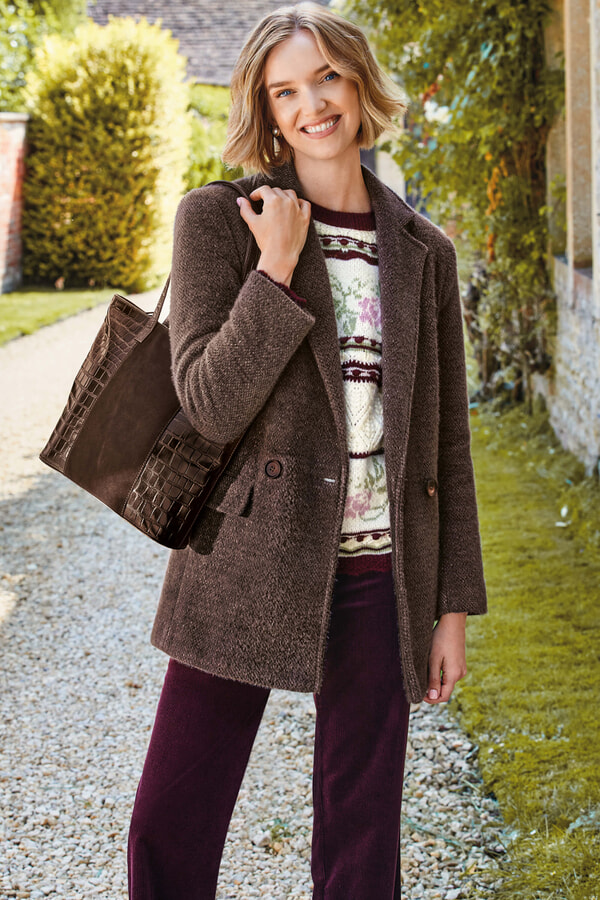 Women's Textured Blazer Cotswold Collections - Main Image