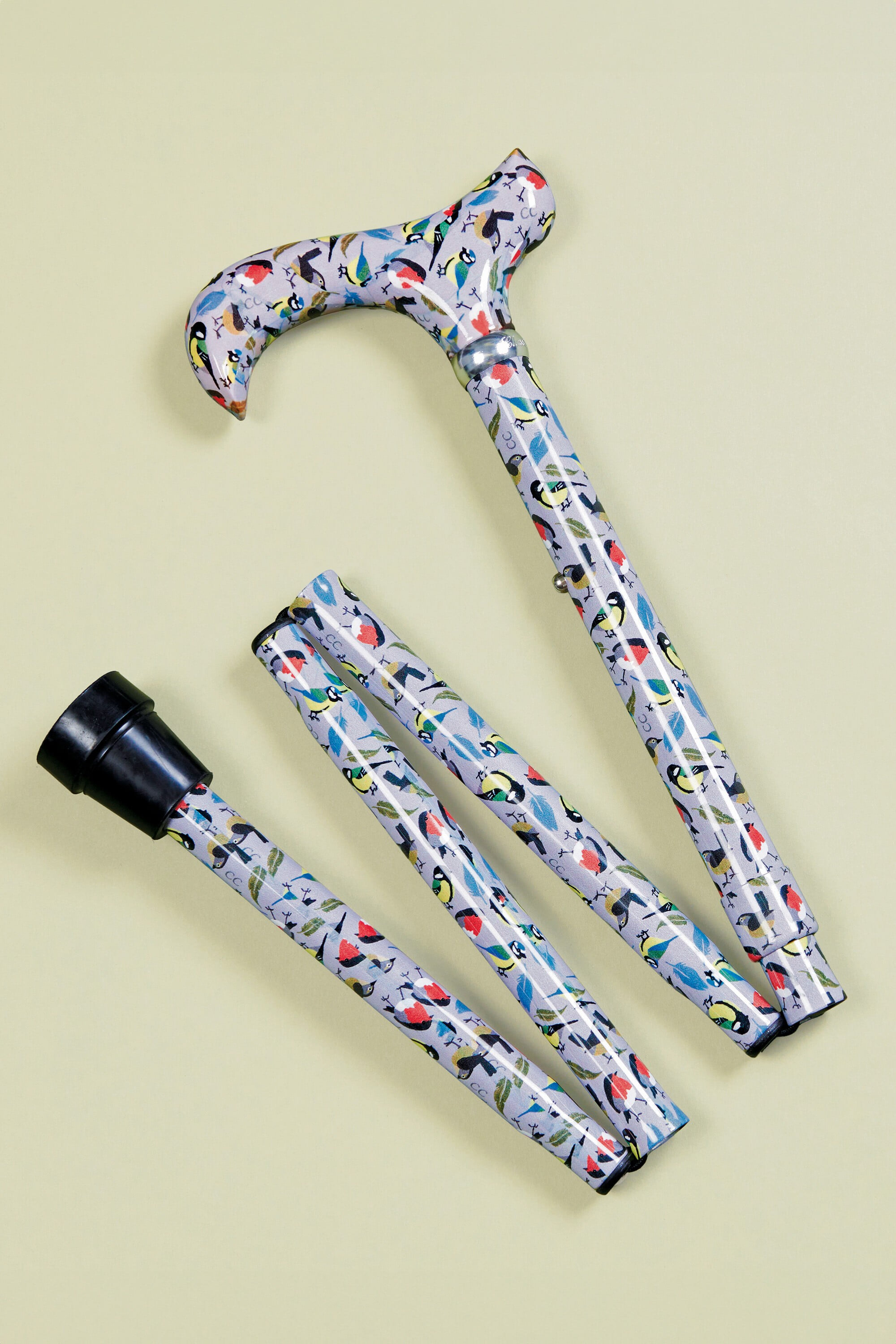 British birds folding cane | JZ900 | Not Available | Cotswold Collections