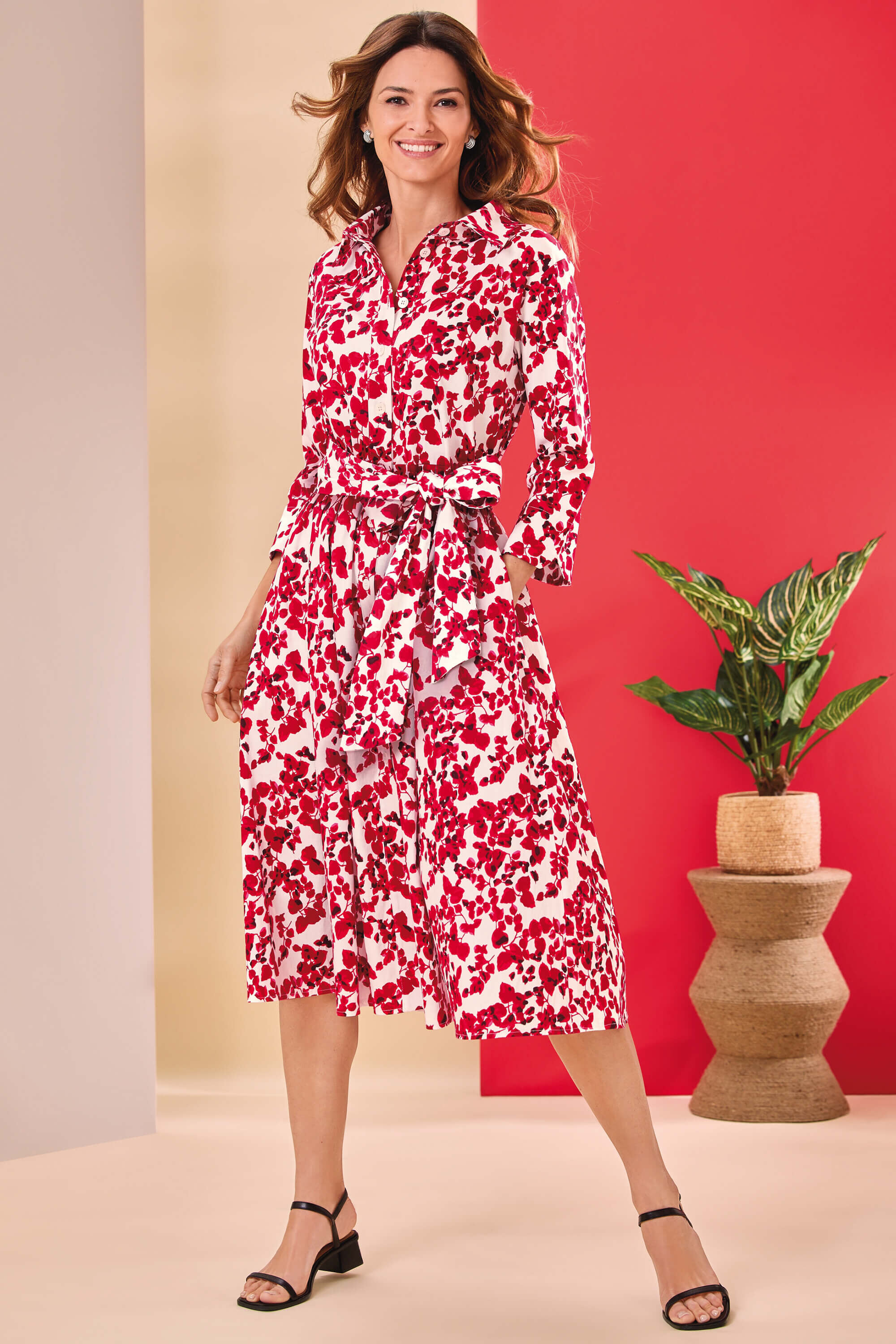 Printed dress LY451 Not Available Cotswold Collections