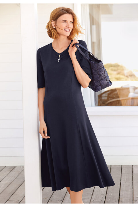 Cotton jersey dress women's dresses Clearance