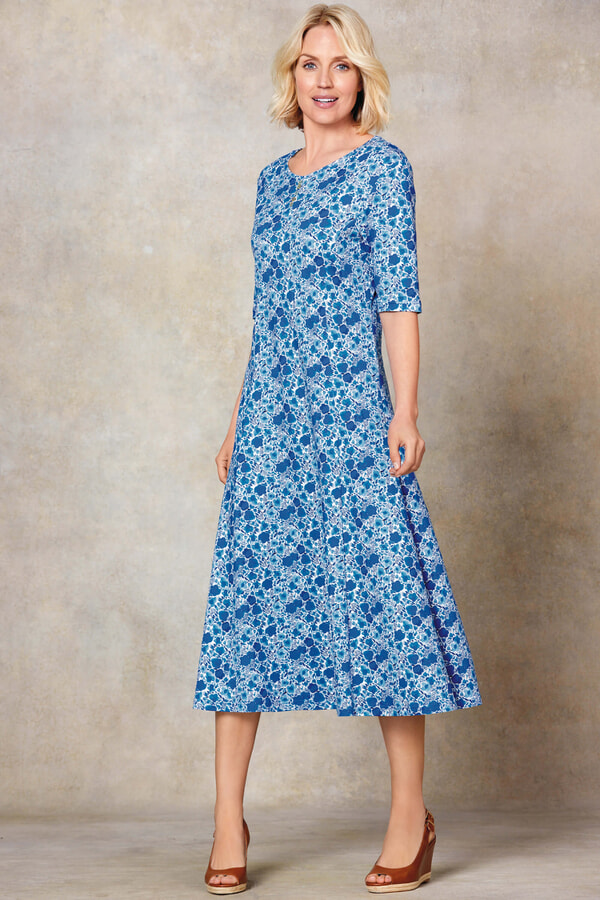 Printed jersey dress | HM861 | Not Available | Cotswold Collections