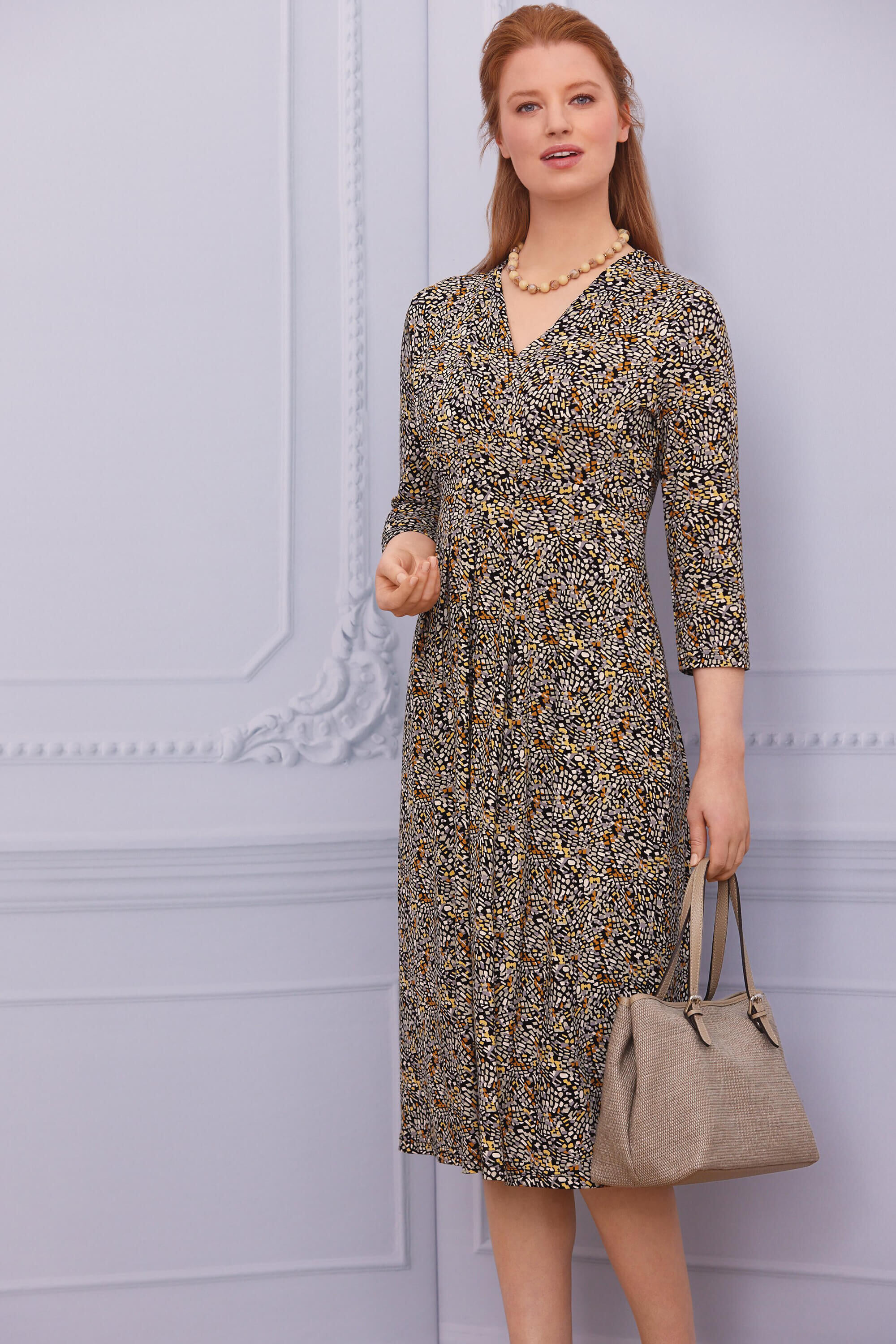 Printed jersey dress HP850 Not Available Cotswold Collections