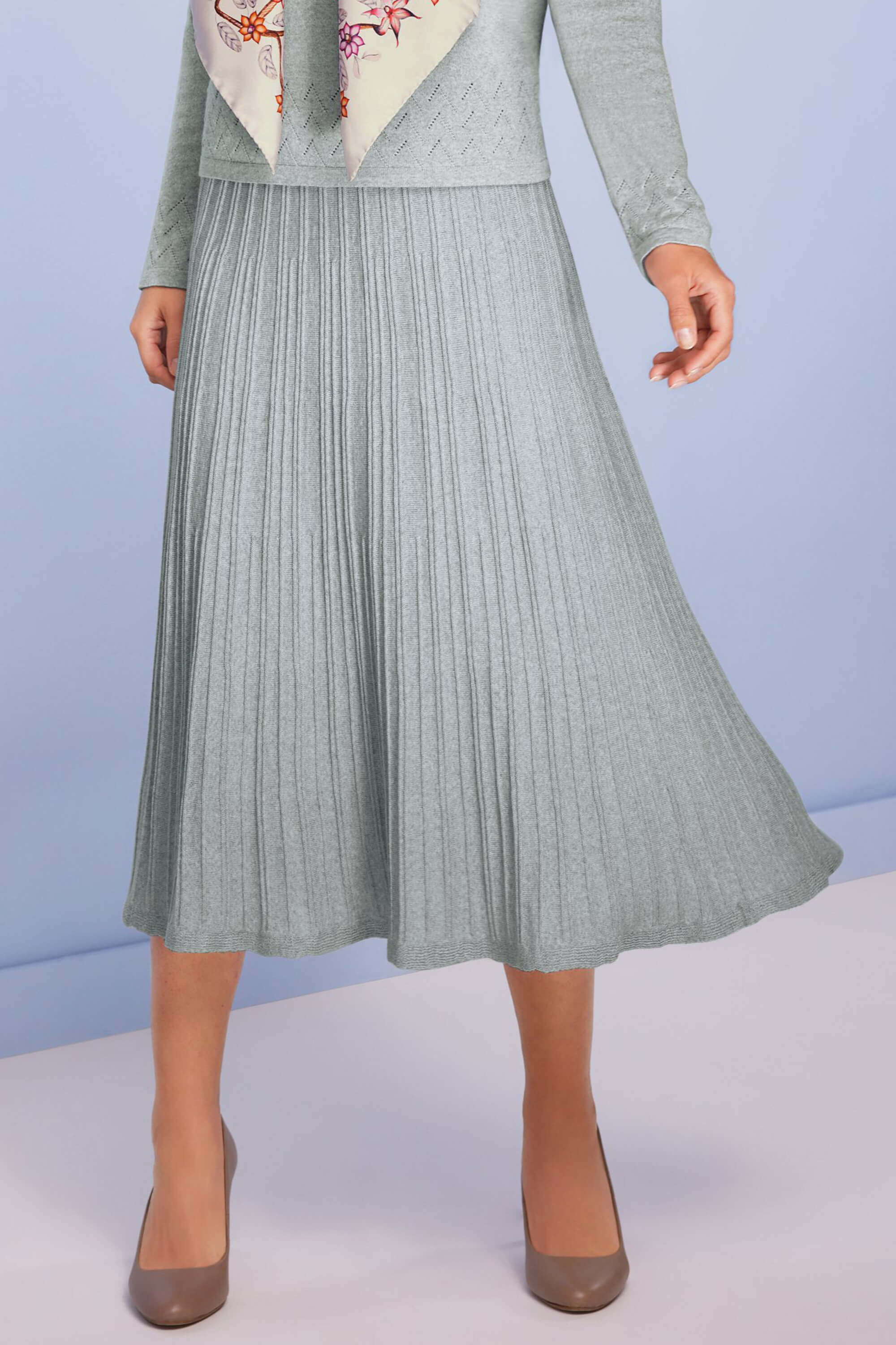 Buy Knitted skirt | JK230 | Cotswold Collections