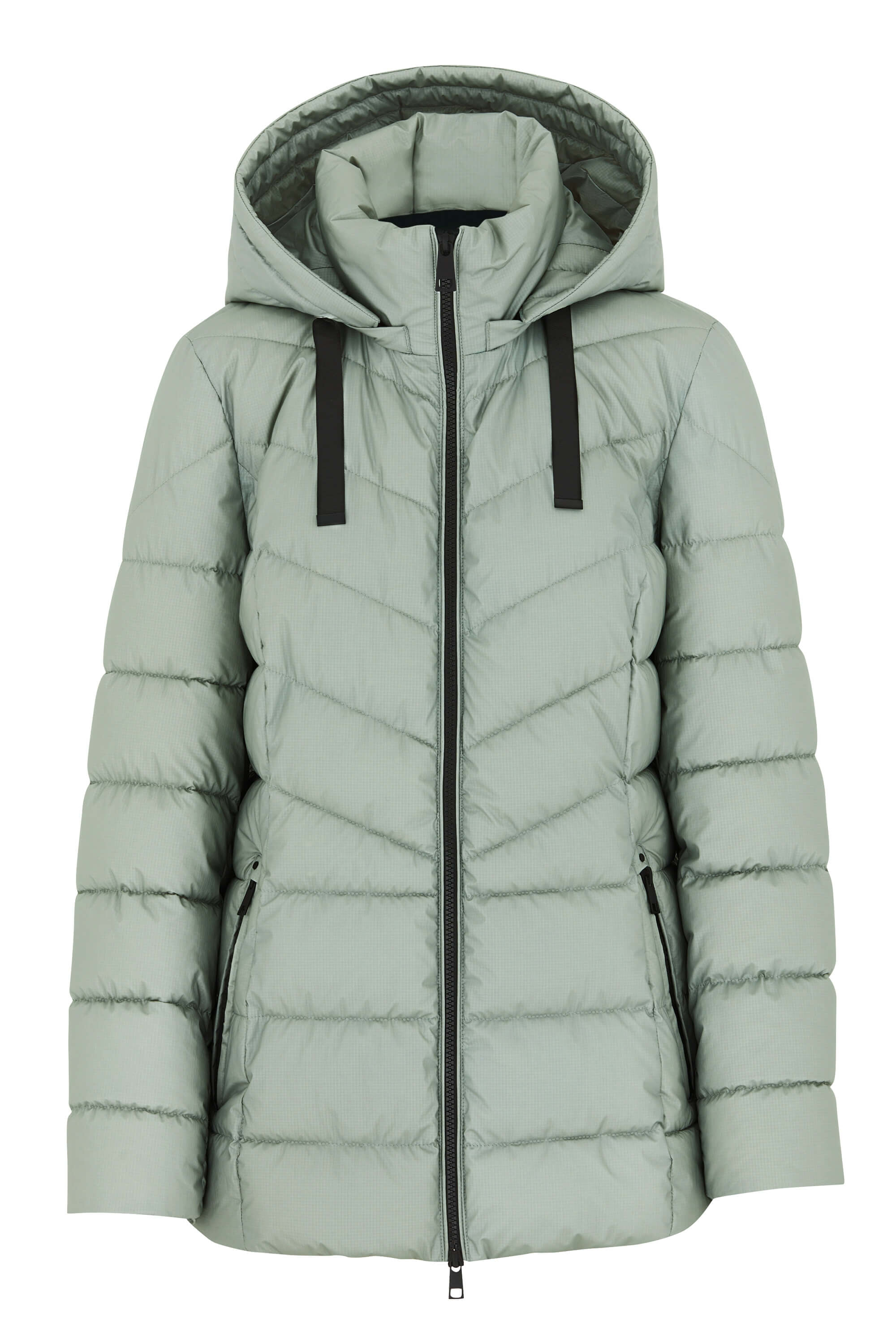 ジャケット・アウター HERENCIA High neck quilted knit coat Cropped Quilted Down Jacket – JNBY ONLINE STORE