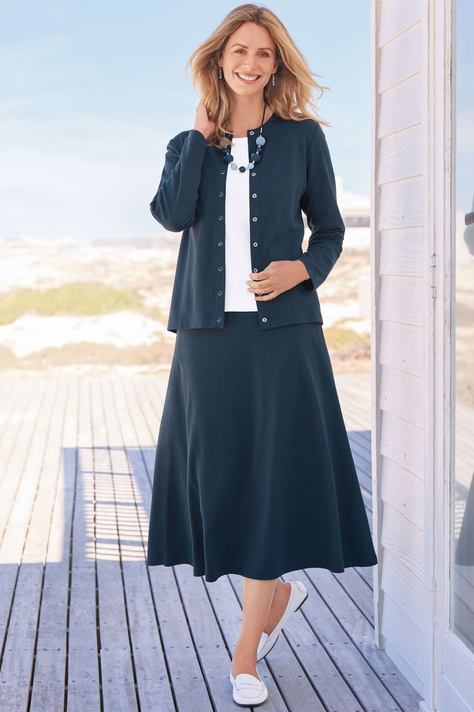 Buy Our Plain jersey skirt Online | Cotswold Collections