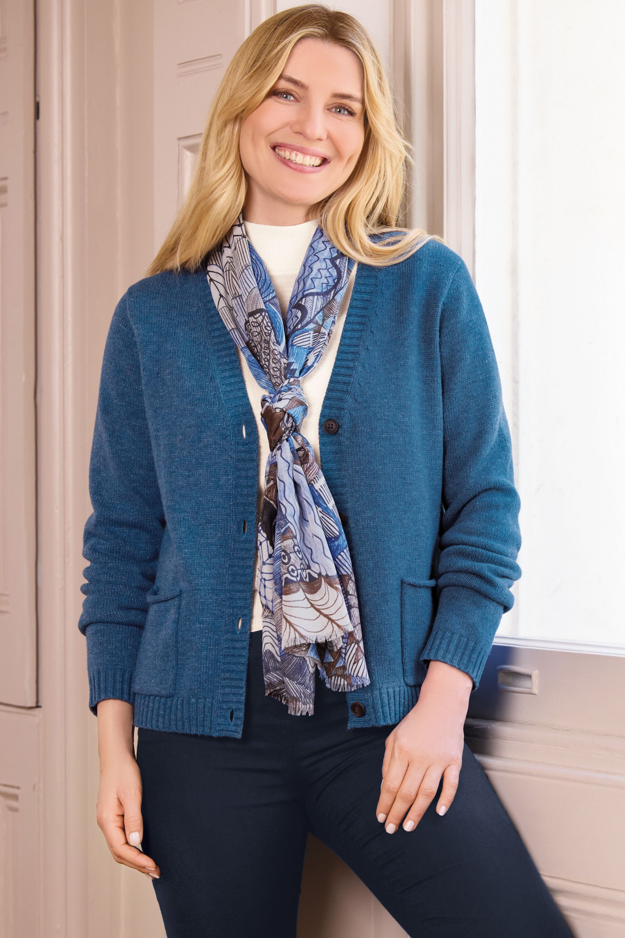 Buy Our Lambswool cardigan Online | Cotswold Collections